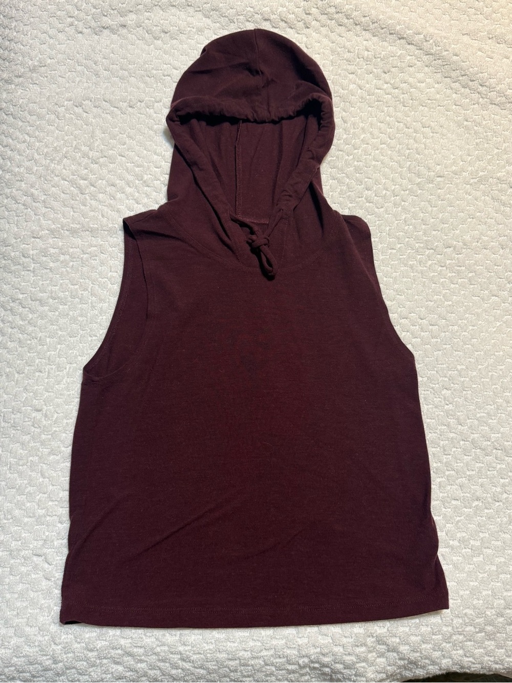 Born Primitive Sleeveless Hooded Tank Top - maroon